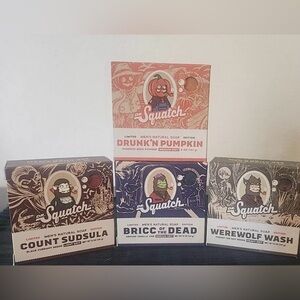Dr Squatch Halloween bundle NEW count sudsula drunkn pumpkin werewolf wash bricc
